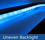 Dolphin Marine, Yacht Sign Uneven Backlight